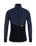 SANTINI Kolesarska  vetru odporna jakna - REDUX VIGOR - modra/črna
