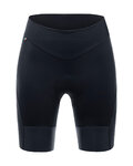 SANTINI Kolesarske kratke hlače brez naramnic - PRO ALBA LADY - črna
