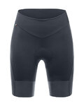 SANTINI Kolesarske kratke hlače brez naramnic - PRO ALBA LADY - siva