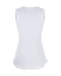 SANTINI Kolesarska  majica brez rokavov - PIUMA LADY - bela