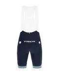 SANTINI Kolesarske kratke hlače z naramnicami - TREK SEGAFREDO 2021 - modra