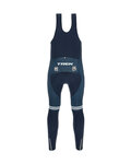 SANTINI Kolesarske dolge hlače z naramnicami - TREK 2021 WINTER - modra