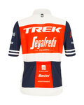 SANTINI Kolesarski dres s kratkimi rokavi - TREK 2021 KIDS  - bela/večbarvno