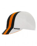 SANTINI Kolesarska kapa - BENGAL - črna/bela/oranžna