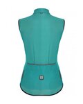 SANTINI Kolesarski brezrokavnik - NEBULA PURO LADY - svetlo modra