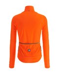 SANTINI Kolesarska  vetru odporna jakna - NEBULA WINDPROOF - oranžna