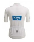 SANTINI Kolesarski dres s kratkimi rokavi - TOUR DE FRANCE 2022 - bela