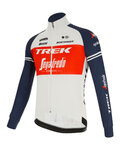SANTINI Kolesarska  vetru odporna jakna - TREK SEGAFREDO 2020 - modra/rdeča/bela