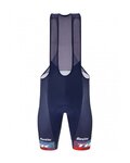 SANTINI Kolesarske kratke hlače z naramnicami - TREK FACTORY RACING 2023 - modra
