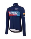 SANTINI Kolesarski dres z dolgimi rokavi zimski - TREK 2023 FACTORY RACING WINTER - modra