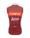 SANTINI Kolesarski brezrokavnik - TREK SEGAFREDO 2023 - bela/rdeča