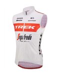 SANTINI Kolesarski brezrokavnik - TREK SEGAFREDO 2023 - bela/rdeča