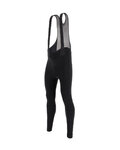 SANTINI Kolesarske dolge hlače z naramnicami - UCI RAINBOW 2020 - črna