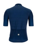 SANTINI Kolesarski dres s kratkimi rokavi - UCI RAINBOW CLASSE - modra
