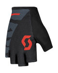 SCOTT Kolesarske rokavice s kratkimi prsti - ASPECT SPORT GEL SF - siva/rdeča