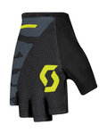 SCOTT Kolesarske rokavice s kratkimi prsti - ASPECT SPORT GEL SF - rumena/siva