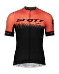 SCOTT Kolesarski dres s kratkimi rokavi - RC PRO 2019 - oranžna/črna