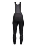 SCOTT Kolesarske dolge hlače z naramnicami - RC WARM WB - črna