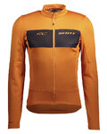 SCOTT Kolesarska  podaljšana jakna - RC WARM HYBRID WB - črna/oranžna