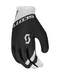 SCOTT Kolesarske  rokavice z dolgimi prsti - RC TEAM LF - bela/črna