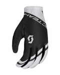 SCOTT Kolesarske  rokavice z dolgimi prsti - RC TEAM LF - bela/črna