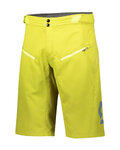 SCOTT Kolesarske kratke hlače brez naramnic - TRAIL VERTIC - rumena