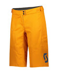 SCOTT Kolesarske kratke hlače brez naramnic - TRAIL VERTIC LADY - rumena