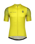 SCOTT Kolesarski dres s kratkimi rokavi - RC TEAM 10 - modra/rumena