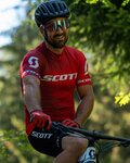 SCOTT Kolesarski dres s kratkimi rokavi - RC PRO 2021 - rdeča/bela