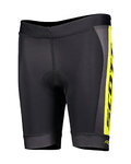 SCOTT Kolesarske kratke hlače brez naramnic - RC PRO JUNIOR - črna/rumena