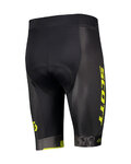 SCOTT Kolesarski dres kratek rokav in kratke hlače - RC TEAM 10 - črna/rumena