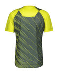 SCOTT Kolesarski dres s kratkimi rokavi - TRAIL VERTIC - zelena/rumena