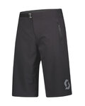 SCOTT Kolesarske kratke hlače brez naramnic - TRAIL VERTIC 2021 - črna