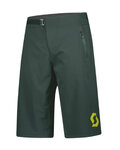 SCOTT Kolesarske kratke hlače brez naramnic - TRAIL VERTIC 2021 - zelena