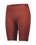 SCOTT Kolesarske kratke hlače brez naramnic - ENDURANCE 40+ - rdeča