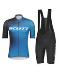 SCOTT Kolesarski dres kratek rokav in kratke hlače - RC PRO 2021 - modra/črna