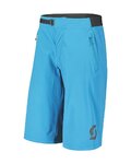 SCOTT Kolesarske kratke hlače brez naramnic - TRAIL VERTIC - modra