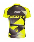 SCOTT Kolesarski dres s kratkimi rokavi - RC PRO SS JUNIOR - rumena/črna