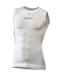 SIX2 Kolesarska  majica brez rokavov - SML BT - bela