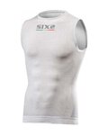 SIX2 Kolesarska majica brez rokavov - SMX II - bela