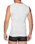 SIX2 Kolesarska majica brez rokavov - SMX II - bela
