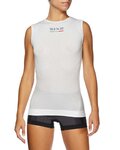 SIX2 Kolesarska majica brez rokavov - SMX II - bela