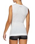 SIX2 Kolesarska majica brez rokavov - SMX II - bela