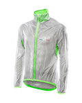 SIX2 Kolesarska  vetru odporna jakna - GHOST - prosojna/zelena