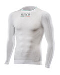 SIX2 Kolesarska  majica z dolgimi rokavi - TS2L SUPERLIGHT - bela