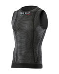 SIX2 Kolesarska majica brez rokavov - SMX - črna