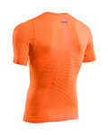 SIX2 Kolesarska  majica s kratkimi rokavi - TS1 C - oranžna