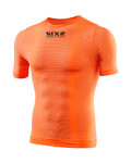 SIX2 Kolesarska  majica s kratkimi rokavi - TS1 C - oranžna
