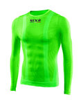 SIX2 Kolesarska  majica z dolgimi rokavi - TS2 C - zelena