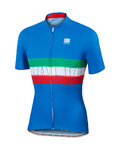 SPORTFUL Kolesarski dres s kratkimi rokavi - ITALIA - modra